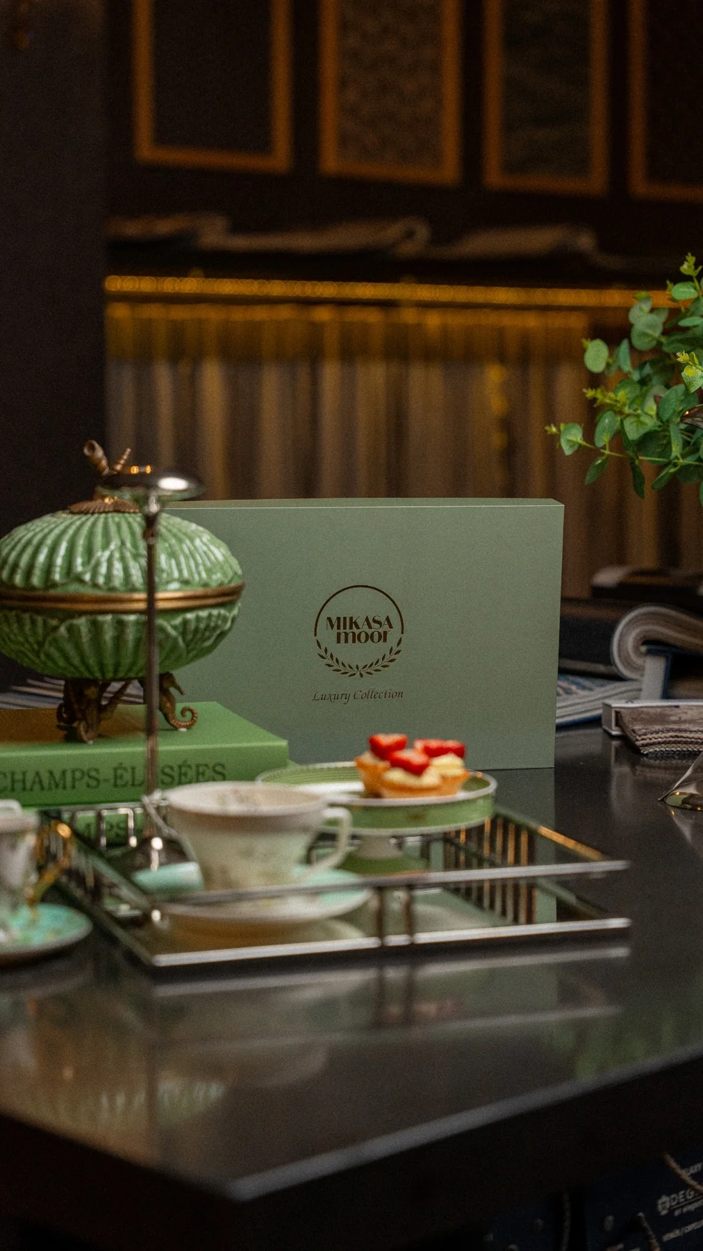 Mert Tekstil Alanya Oba mağazasında Mikasa Moor fincan, sunum ve dekoratif obje seçkisi